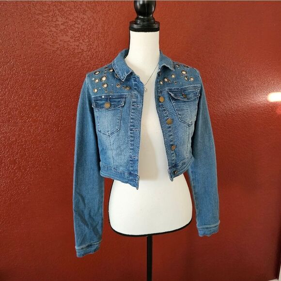 Distressed Denim Jacket and Jeans Set - Picture 2 of 12